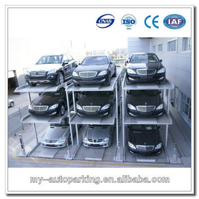 China Pit type 2 level /3 level 4 post car parking lift for home garage for sale