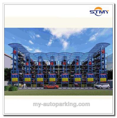 China 6 to 20 Cars Vertical Rotating Car Parking System for Sedans and SUVs for sale