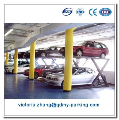 China Scissor 2 Level Parking Lift Car Elevator Parking System Multipark Car Garage for sale