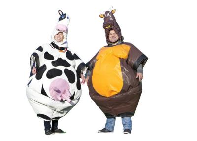 China Entertainment Cute Inflatable Outdoor Toys Bull Cow Suit Blow Up Cow Costume for sale