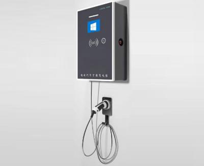 Chine Electric car wall-mounted 7KW charger stations Charging Pile 1 Charging Port wall mounted charging pile à vendre