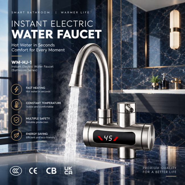 304 Stainless Steel Instant Heating Faucet - Technical Details