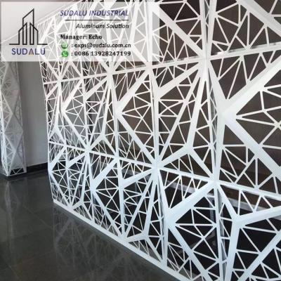China SUDALU Architectural Laser Cutting Panels Outdoor 3D Aluminum Curtain Panel for sale