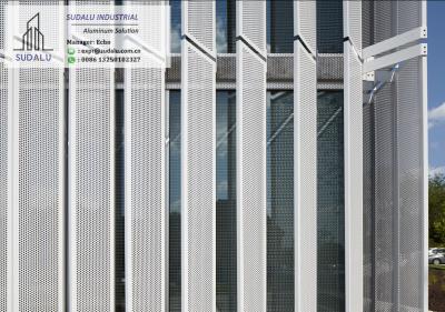 China SUDALU Foshan Aluminum Facade Cladding Panel for Outdoor Decoration Metal Perforated Panel for sale