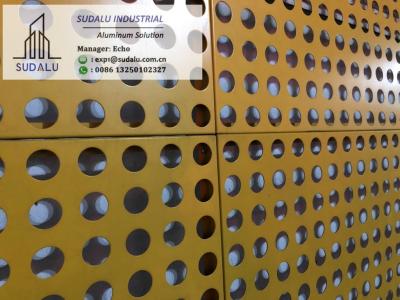 China SUDALU Aluminum Facade Cladding Panel for Building Exterior Decoration Panel from Foshan Aluminum Panel Manufacturer for sale