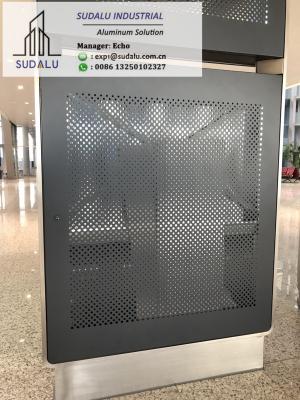 China SUDALU PVDF 15 years Warranty Panel Aluminum Interior Decoration Panel Metal Perforated Panel for sale