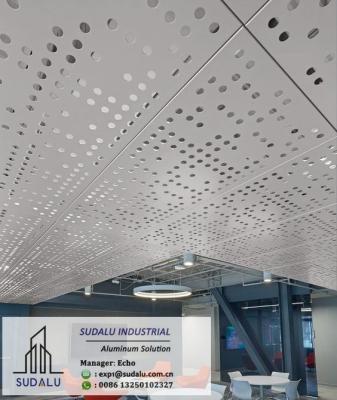 China Aluminum CNC Punching Holes Ceiling Panels Customized Aluminum Perforated Ceiling Sheet for sale