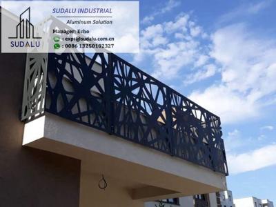 China Decorative Aluminum Panels Outdoor Balcony Railing Screen Aluminum Cladding Panel for sale