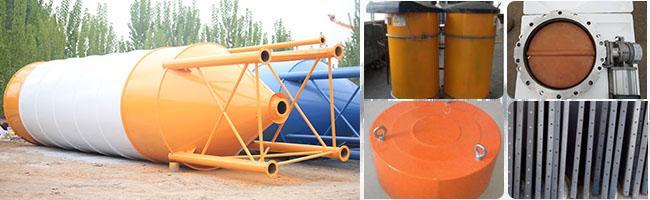 2 X 30kw Stationary Concrete Batching Plant High Mixing Intensity Hzs75 Model 1
