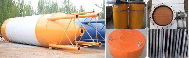 2 X 30kw Stationary Concrete Batching Plant High Mixing Intensity Hzs75 Model 1