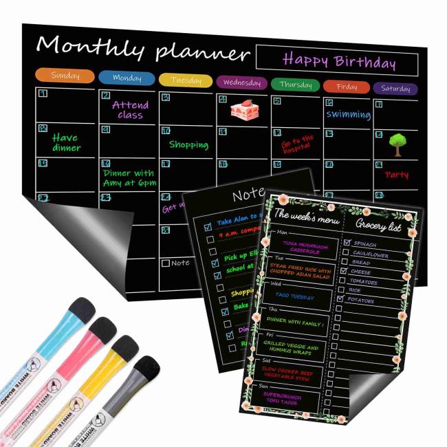 Removable Dry Erase Black Board