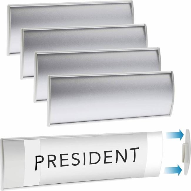 Adhesive Aluminum Door Sign Holder
