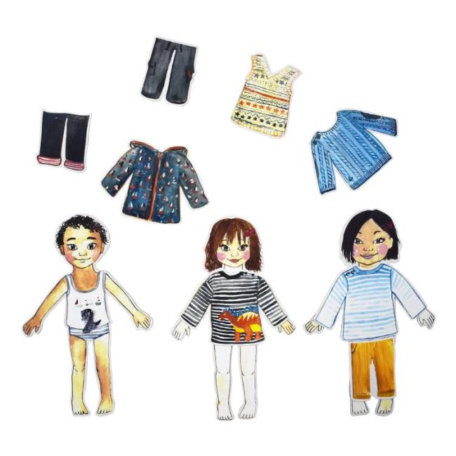 Magnetic Dress Up Book