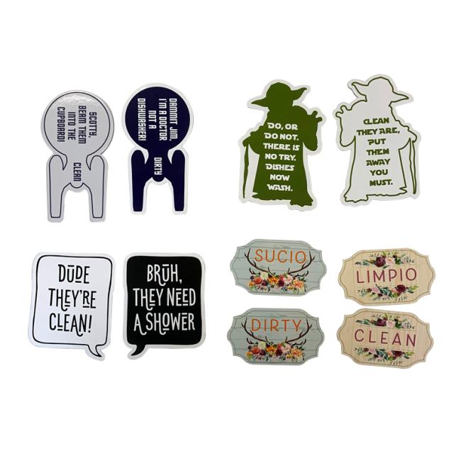 Double Sides Dishwasher sign