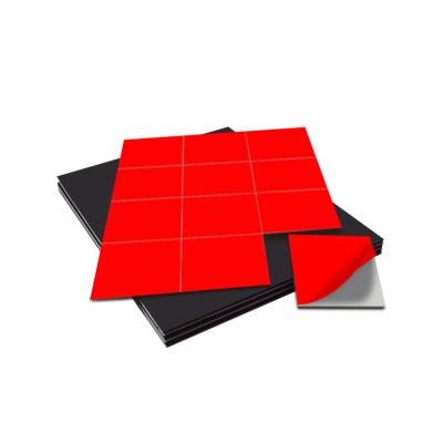 China No Printing DIY Supplies 30X30mm Red Magnetic Tile for sale