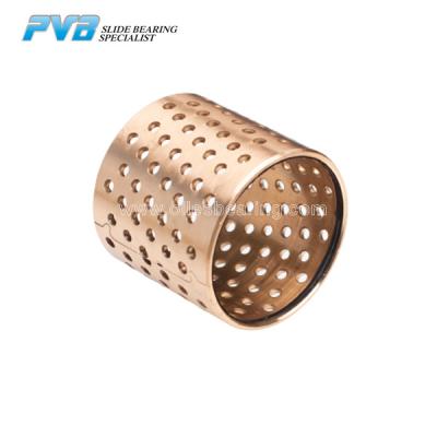 China ISO Wrapped Bronze Bearing Bronze Wrapped Sliding Bearing With Oil Holes Seals for sale