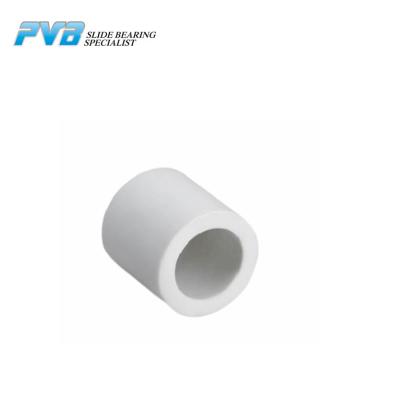 China Engineering White Modified Ptfe Plastic Bushing Thermoplastic for sale