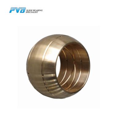 China Spherical Solid Bronze Bearing Brass Oil Lubricated Bronze Bearings for sale