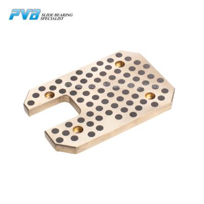 China Solid Lubricant Bronze Wear Plate Graphite Wear Plate For Die Setting Component for sale