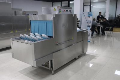 China Conveyor Automatic Dishwasher Machine Commercial Intelligent Control for sale