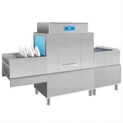 China ODM Conveyor Commercial Dishwasher Machine With Dryer Adjustable for sale