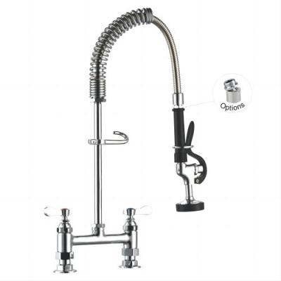 China ODM Commercial Kitchen Dishwasher Parts Deck Mount Pre-Rinse Faucet Unit ISO9001 for sale