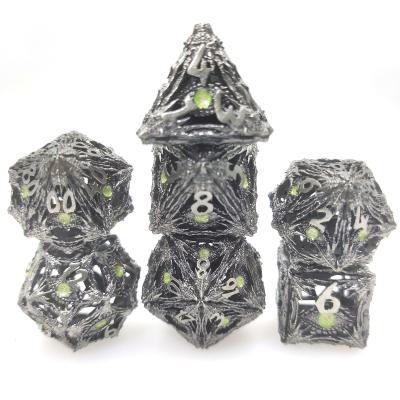 China Resin Polyhedral Odorless Sharp Resin Polyhedral Dice Mini Polyhedral Dice Set for sale
