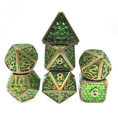 China Mini RPG Small RPG Role poker tabl Sharp Trade Card Dice Sets Metal for sale