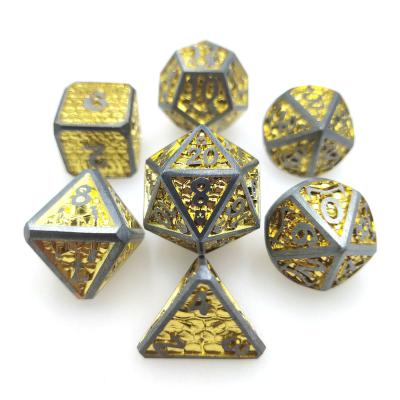 China Pokemon Card Dice Sets Polyhedral Luxury 7 Pcs Set Pokemon Card Booster Box For Dnd Game for sale