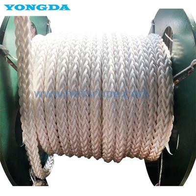 China GB/T 30667-2014 12-Strand High Strength Polyester And Polyolefin Dual Fibre Rope for sale
