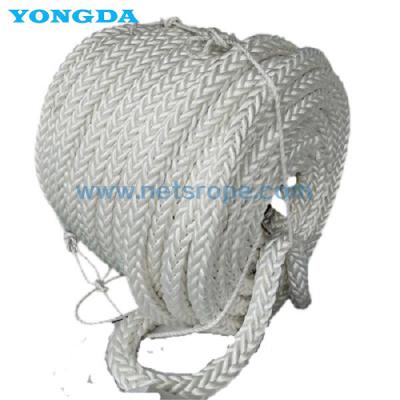 China Dual Fibre Polyester Polypropylene Rope 30667-2014 12 Strand Good Wear Resistance for sale