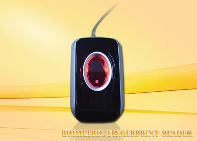 China Red de la seguridad analizador biométrico, lector o de la huella dactilar rugosa de la PC de huella dactilar ZK5000 en venta