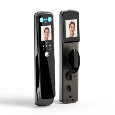 China Zinc Alloy Multiple Smart Door Lock For Palm Finger Touch Unlock for sale