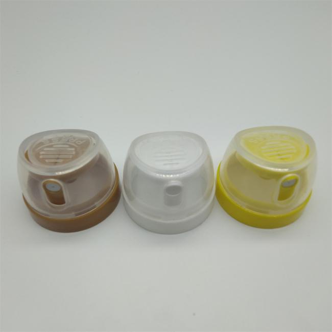 Branding and customization options available for aerosol caps
