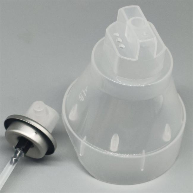 Demonstration of oxygen-enriched cosmetic application in use