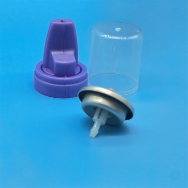 Demonstration of Mousse Inverted Aluminum Valve in use with foam being dispensed