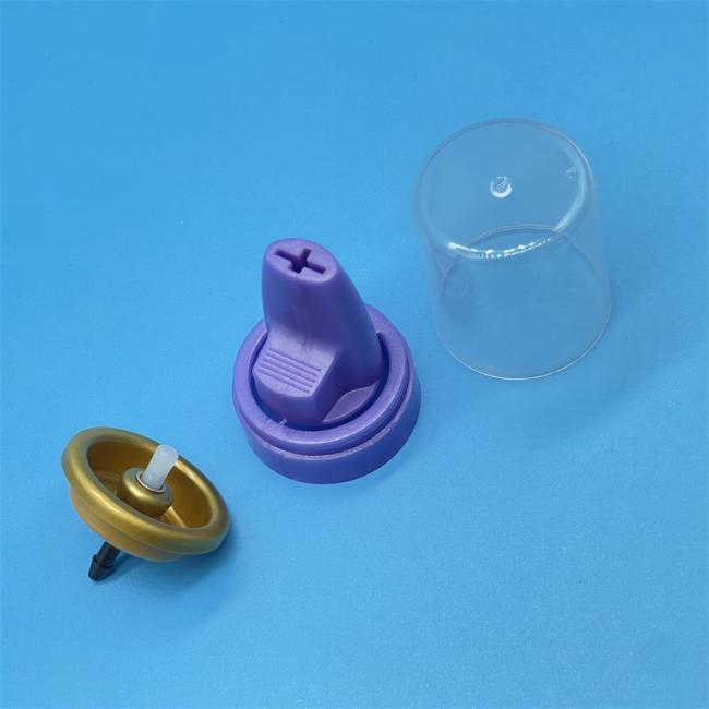Technical details of Mousse Inverted Aluminum Valve showing internal components