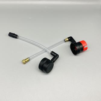 Close-up of aerosol valve mechanism and specifications