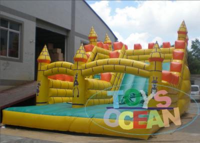 China Toboganes acuáticos inflables del nuevo del diseño del amarillo de la hormiga tema del reino para el parque al aire libre en venta