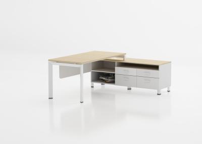 中国 木の支配人室のテーブル/L字型執行部の机の家具 販売のため