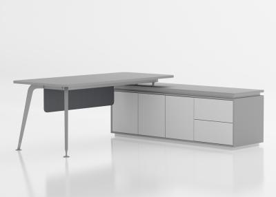 China Mesa executiva em forma de L da mobília durável da tabela do escritório de gerente moderna à venda