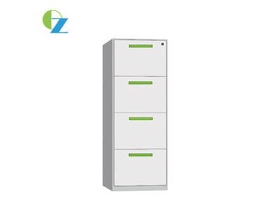 China 4 Drawers Vertical Lockable Metal Filing Cabinets 12mm Silm Edge For Office for sale