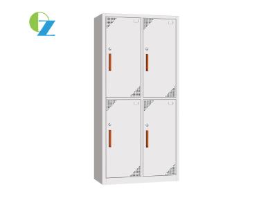 China Office Furniture 4 Door Steel Lockers Wardrobe gym storage cabinet for sale