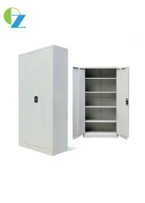 China 2 Door Steel Office Cupboard Design With 4 Shelves Cabinet Metal Cupboard Style for sale