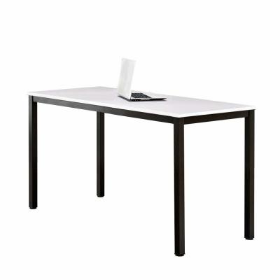 China Metal Steel Home Office Single Wooden Computer Table White W1800 D800 H750MM for sale
