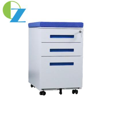 China 3 Section Slideway Mobile File Cabinet Rotating Assembled Anti Tilt W300mm for sale