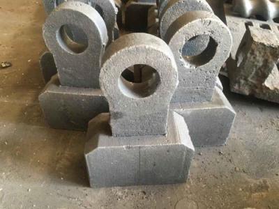 China High Mn Imbedding Cemented Carbide Coal Crusher Hammer Mining Machine Spare Parts for sale