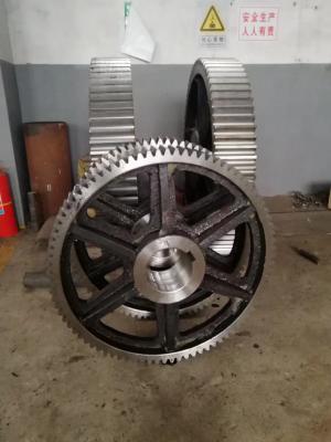 China Grade 6 Casting Steel Mill Pinion Gears OEM Helical Spur Gear for sale