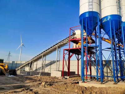 Chine Mélangeur de ciment de centrale de malaxage de Mixerand de construction avec 100cbmph et mélangeur concret à vendre