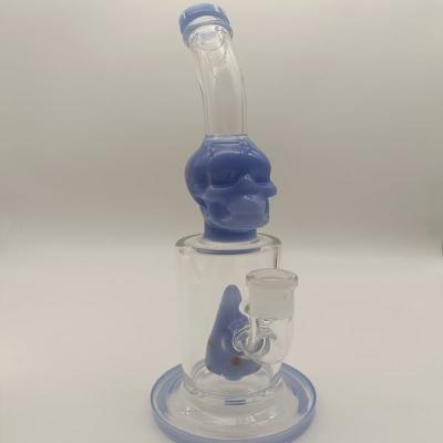 China Straight Glass Water Pipe 14mm 18mm Joint Size Recycler Water Bong for sale